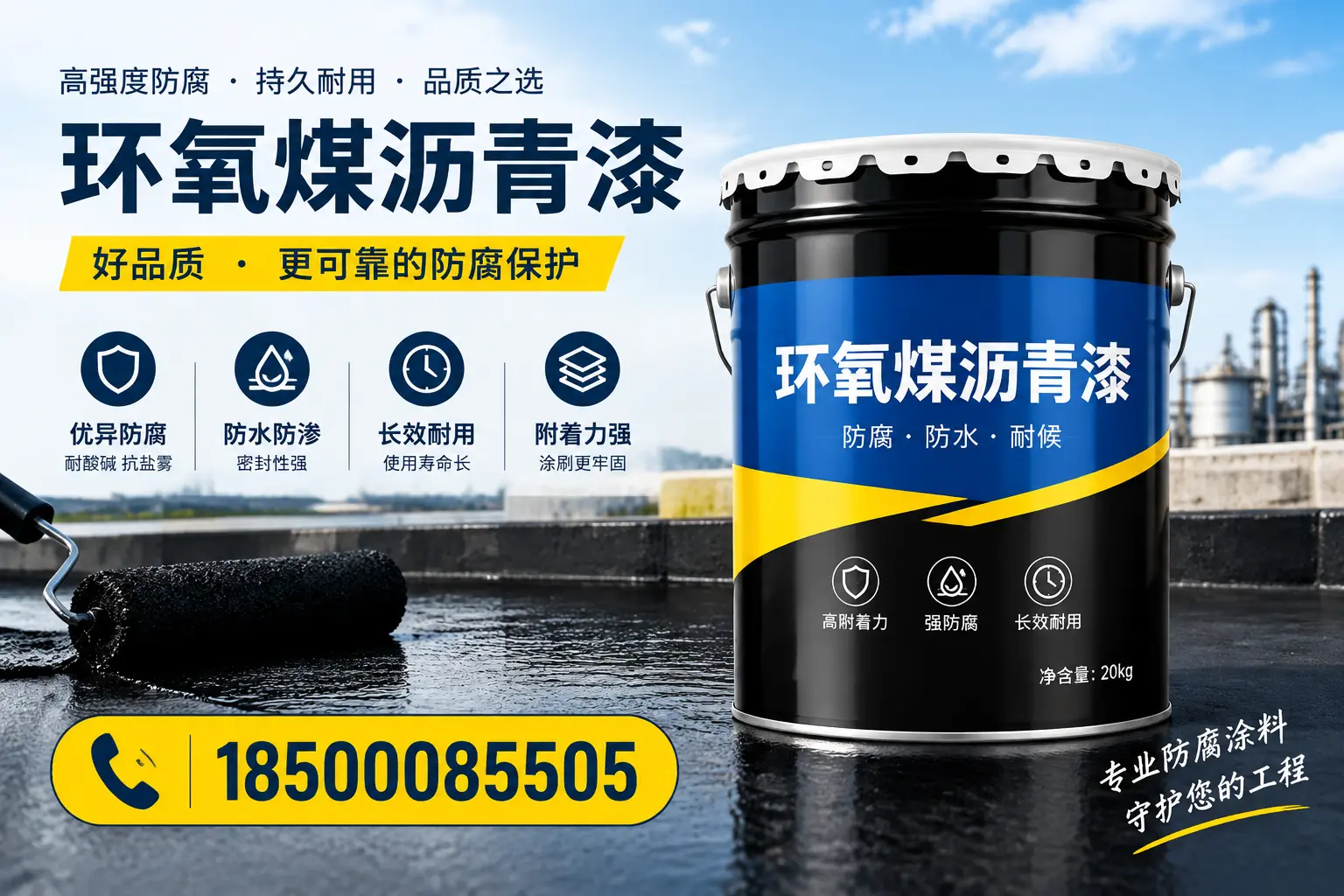 选择环氧煤沥青漆的五大理由,伊春客户必知